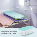 Stampo per cubetti di ghiaccio fatto in casa Summer 21 Grid Cool con coperchio, 21 Grid(Pink), 21 Grid(Blue), 21 Grid(Green)