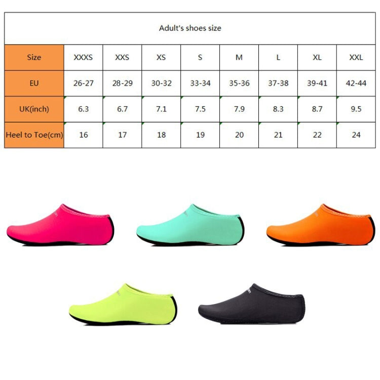 Yoogan 2 paia di calzini da spiaggia antiscivolo unisex per esterni per nuoto, immersioni, snorkeling, 3XS（26-27）, XXL（42-44）