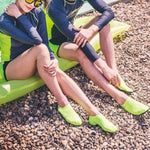Yoogan 2 paia di calzini da spiaggia antiscivolo unisex per esterni per nuoto, immersioni, snorkeling, 2XS（28-29）, XS（30-32）, S（33-34）, M（35-36）, L（37-38）, XL（39-41）