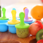 Stampo in silicone per mini ghiaccioli, palline per gelato, stampi per ghiaccioli, strumento per integratori alimentari fai da te per bambini