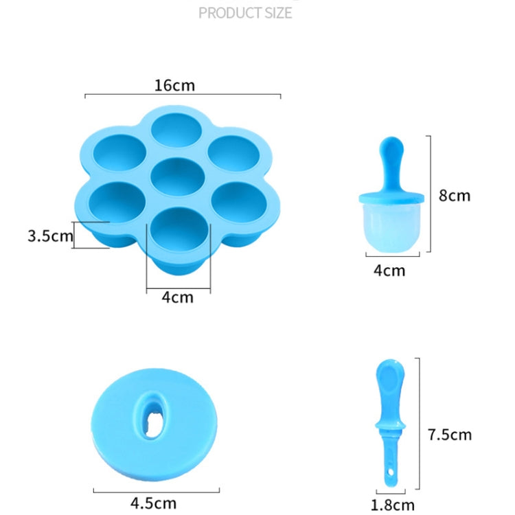 Stampo in silicone per mini ghiaccioli, palline per gelato, stampi per ghiaccioli, strumento per integratori alimentari fai da te per bambini