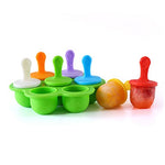 Stampo in silicone per mini ghiaccioli, palline per gelato, stampi per ghiaccioli, strumento per integratori alimentari fai da te per bambini