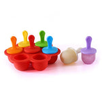 Stampo in silicone per mini ghiaccioli, palline per gelato, stampi per ghiaccioli, strumento per integratori alimentari fai da te per bambini