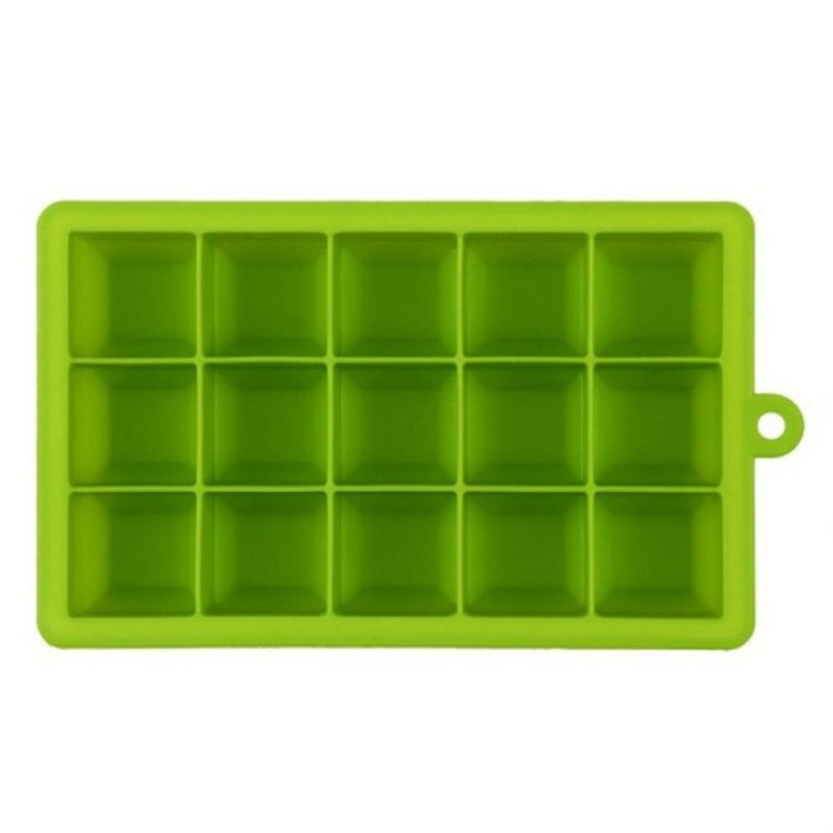 15 griglie fai da te grande stampo per cubetti di ghiaccio forma quadrata vassoio di ghiaccio in silicone creatore di gelato alla frutta