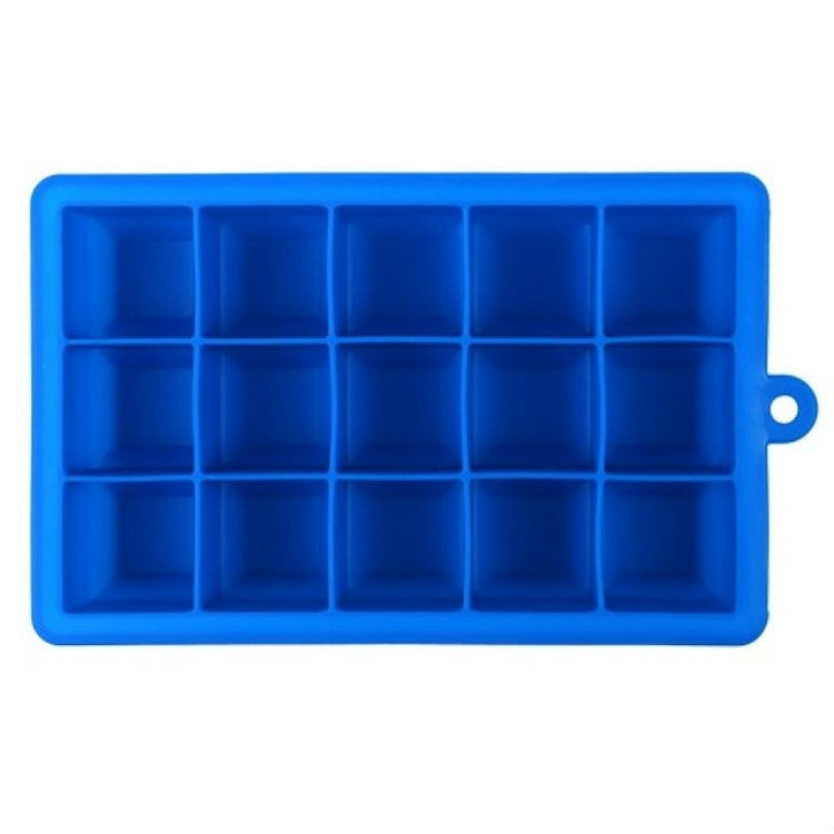 15 griglie fai da te grande stampo per cubetti di ghiaccio forma quadrata vassoio di ghiaccio in silicone creatore di gelato alla frutta