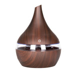 2 PZ 300 ml USB Elettrico Aroma diffusore d'aria legno Umidificatore ad ultrasuoni olio Essenziale Aromaterapia Freddo Mist Maker