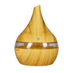 2 PZ 300 ml USB Elettrico Aroma diffusore d'aria legno Umidificatore ad ultrasuoni olio Essenziale Aromaterapia Freddo Mist Maker