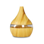 2 PZ 300 ml USB Elettrico Aroma diffusore d'aria legno Umidificatore ad ultrasuoni olio Essenziale Aromaterapia Freddo Mist Maker