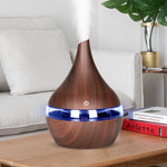 2 PZ 300 ml USB Elettrico Aroma diffusore d'aria legno Umidificatore ad ultrasuoni olio Essenziale Aromaterapia Freddo Mist Maker