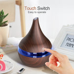 2 PZ 300 ml USB Elettrico Aroma diffusore d'aria legno Umidificatore ad ultrasuoni olio Essenziale Aromaterapia Freddo Mist Maker