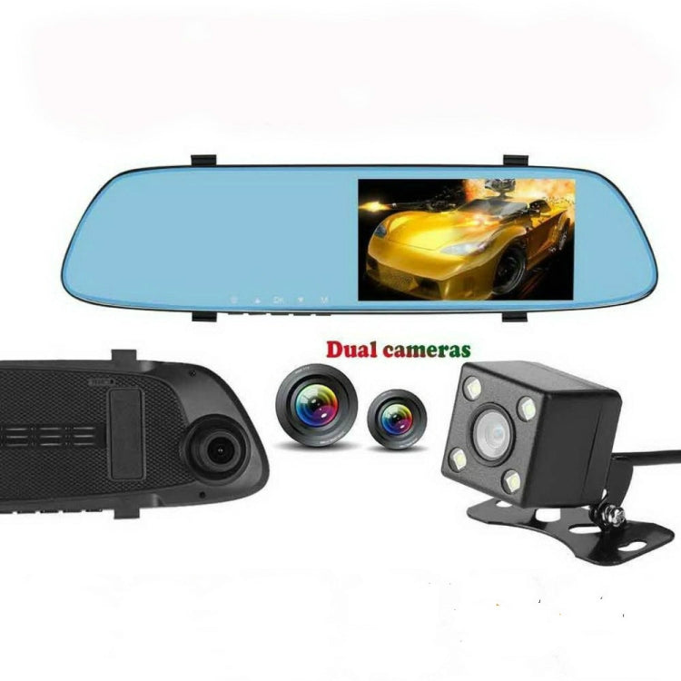 Anytek T22 Telecamera per auto Touch-Screen IPS da 5 pollici Dual Lens FHD 1080P Telecamera DVR per auto, T22