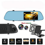 Anytek T22 Telecamera per auto Touch-Screen IPS da 5 pollici Dual Lens FHD 1080P Telecamera DVR per auto, T22