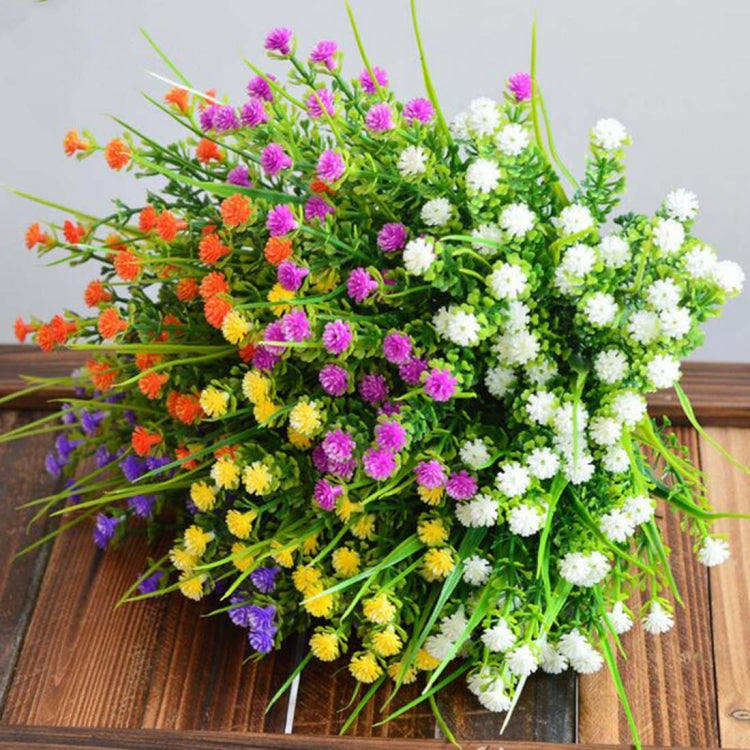 5 rami simulazione plastica stellata rosa simulazione bouquet decorazione della casa fiore