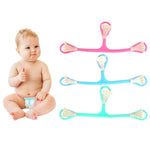 Fibbia per pannolini per bambini con piccolo artiglio in plastica da 3 pezzi.Consegna colore casuale, Diaper Buckle