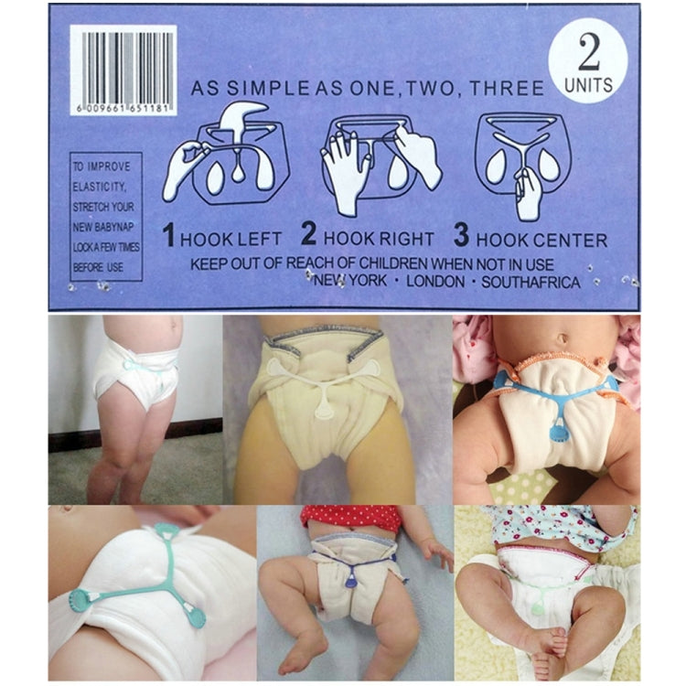 Fibbia per pannolini per bambini con piccolo artiglio in plastica da 3 pezzi.Consegna colore casuale, Diaper Buckle