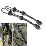 Zaino da alpinismo all'aperto Appeso per bastoncini da trekking Corda con fibbia fissa Corda elastica con fibbia