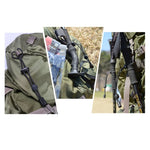 Zaino da alpinismo all'aperto Appeso per bastoncini da trekking Corda con fibbia fissa Corda elastica con fibbia