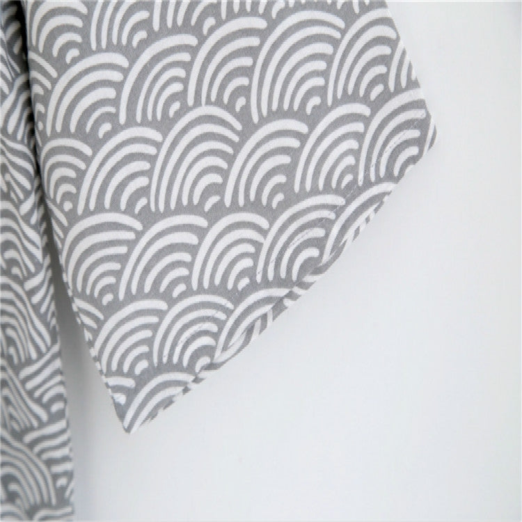Pigiama Kimono Accappatoio a due piani in puro cotone da uomo, M, L