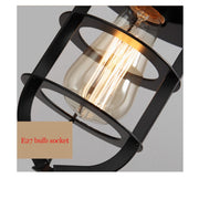 Lampada da parete vintage in ferro senza lampadina