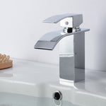 KOEN cascata bagno rubinetto lavelli miscelatore rubinetto acqua fredda e calda, KOEN Waterfall Bathroom Faucet