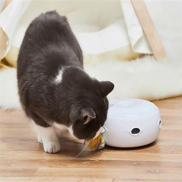 Intelligente elettrico divertente gatto bastone giocattolo divertente gatto giradischi elettrico dispositivo divertente gatto, Funny Cat Stick