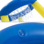 Strutture gonfiabili per l'intrattenimento in piscina con canestro da basket, Basketball Hoop + Ball