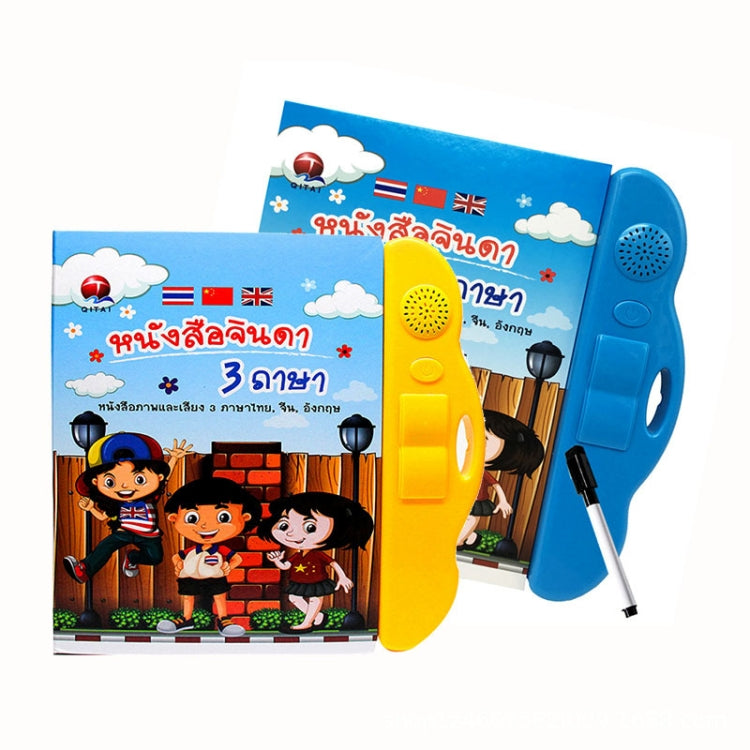 I bambini cinesi inglesi tailandesi imparano presto i giocattoli educativi dei libri audio elettrici