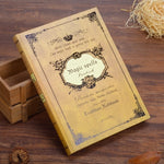 Quaderno tascabile vintage da 64K con copertina per incantesimi magici Tasche per libri Planner Journal Blocco note per viaggiatori