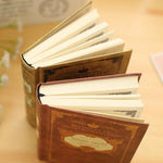 Quaderno tascabile vintage da 64K con copertina per incantesimi magici Tasche per libri Planner Journal Blocco note per viaggiatori