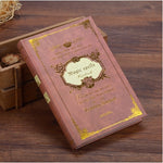 Quaderno tascabile vintage da 64K con copertina per incantesimi magici Tasche per libri Planner Journal Blocco note per viaggiatori