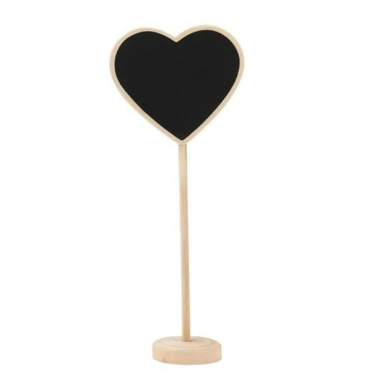 10 pezzi di lavagna in legno, mini bacheca per messaggi, tavolo, decorazione per festa di nozze, Wooden Blackboard 2
