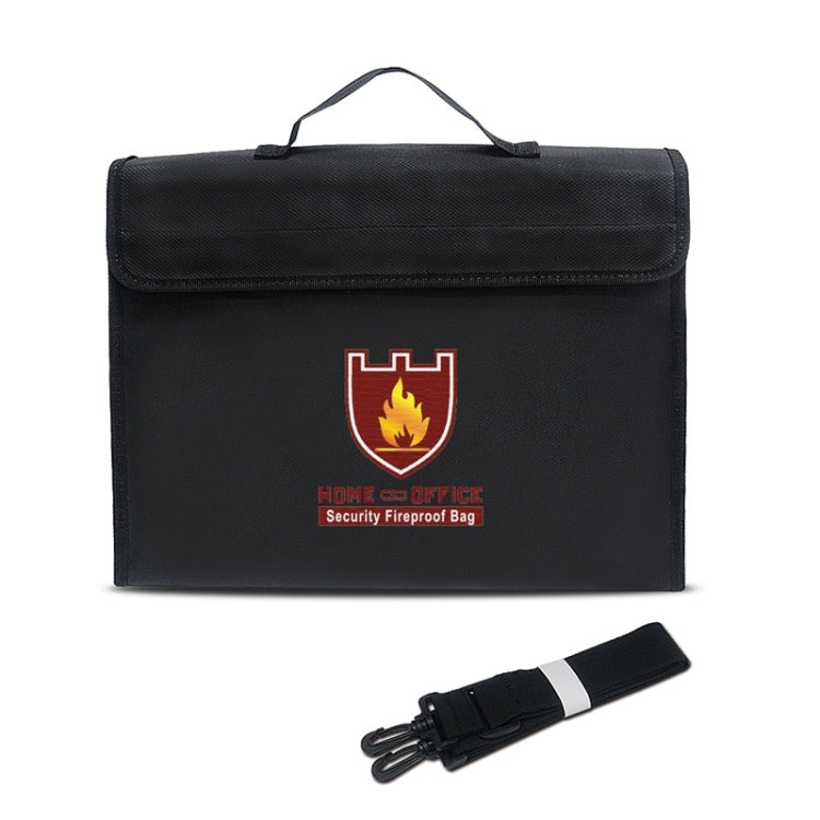 Cartella per borsa sicura impermeabile resistente al fuoco portatile per archiviazione in tessuto in fibra di vetro per ufficio, Safe Bag Folder