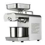 Estrattore per olio di semi Estrattore per olio di sesamo di cocco e arachidi automatico domestico commerciale in acciaio inossidabile, Oil Press Extrator