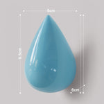 Ganci da parete creativi con goccioline d'acqua Decorazione per la casa Appendiabiti murale in resina 3D Ganci singoli Appendiabiti da parete, Big Size, Small Size