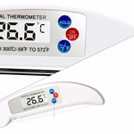 Termometro per carne pieghevole Termometro da cucina digitale Sonda per barbecue per cucina alimentare