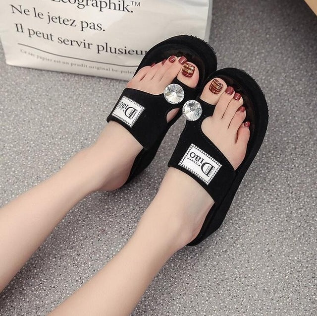 Sandali casual con strass per scarpe estive da donna, 35, 36, 37, 38, 39