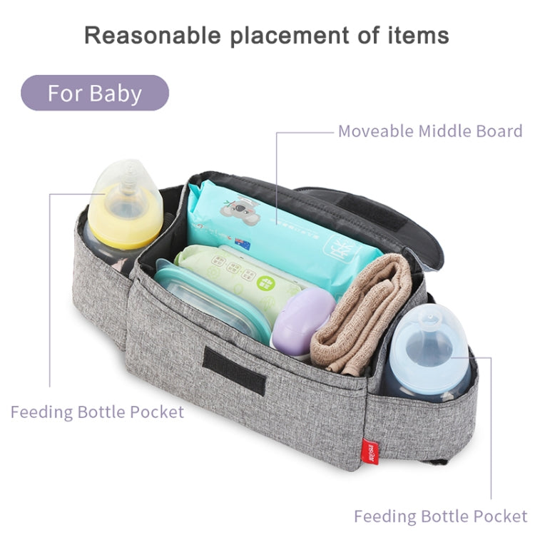 Borse per passeggino Borsa per pannolini per mummia di grande capacità Borsa per pannolini da viaggio multifunzione Borsa per appendere per allattamento premaman