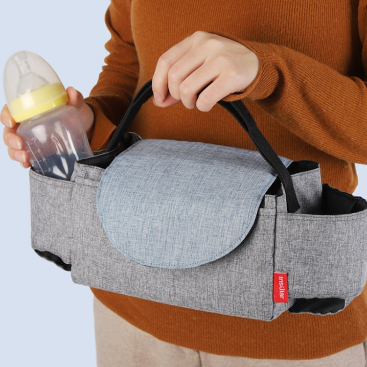 Borse per passeggino Borsa per pannolini per mummia di grande capacità Borsa per pannolini da viaggio multifunzione Borsa per appendere per allattamento premaman