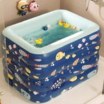 Piscina gonfiabile Grande piscina all'aperto in PVC Piscina per bambini per uso domestico, 1.2m Four Layers, 1.4m Four Layers, 1.8m Four Layers, 2.1m Four Layers