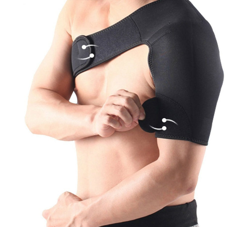 Tutore di supporto per spalla regolabile e traspirante, unisex, cinturino a compressione sportiva, con tracolla avvolgente, Right Shoulder, Left Shoulder