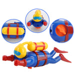Simulazione Diver Clockwork Toy Giocattolo da bagno per bambini, Clockwork Toy