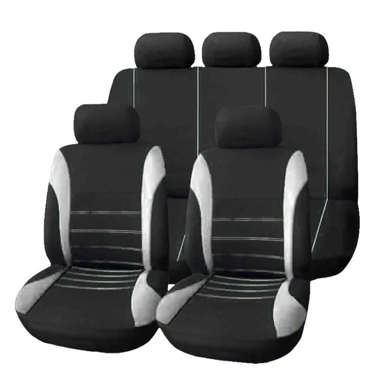Set di 9 coprisedili universali Four Seasons, set di coprisedili in pelliccia per auto, set di cuscini universali