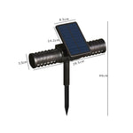 Trappola per zanzare da esterno per villa con luce solare da giardino impermeabile per zanzariera solare, Solar Mosquito Killer