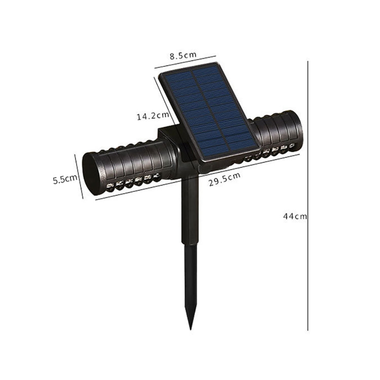 Trappola per zanzare da esterno per villa con luce solare da giardino impermeabile per zanzariera solare, Solar Mosquito Killer