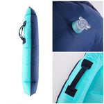 Sci nautico gonfiabile per il surf in mare con luce di sicurezza portatile per esterni, Lake Blue, Rose Red