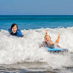 Sci nautico gonfiabile per il surf in mare con luce di sicurezza portatile per esterni, Lake Blue, Rose Red