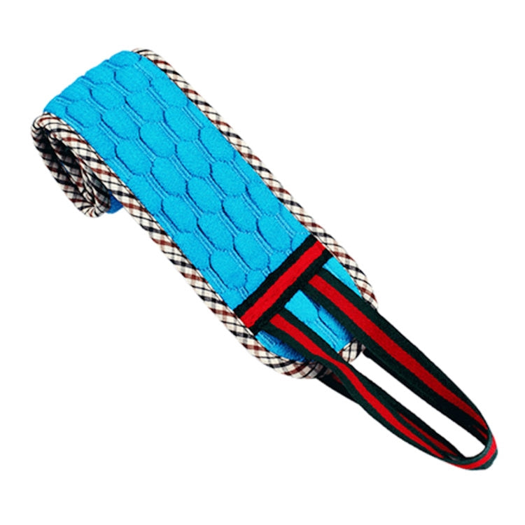 Strumento per il bagno con cinghia esfoliante per asciugamano da bagno, spazzola a doppia faccia, consegna casuale di colori, Double Sided Brush Back Towel Strap