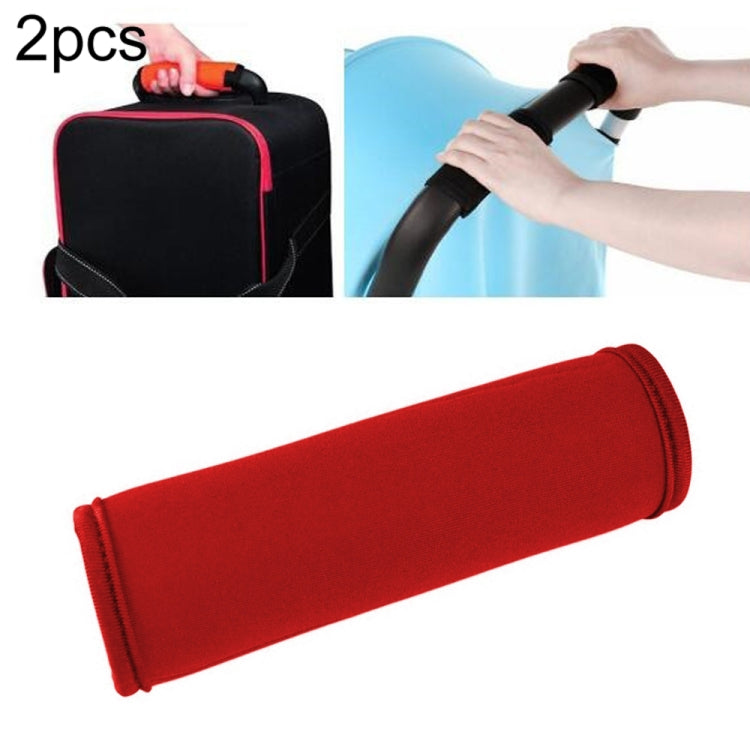 2 pezzi comoda maniglia avvolgente in neoprene per bagagli, impugnatura universale per passeggino, copertura protettiva per borsa da viaggio, valigia, Universal Black, Universal Orange, Universal Red, Universal Green, Universal Blue, Universal Yellow