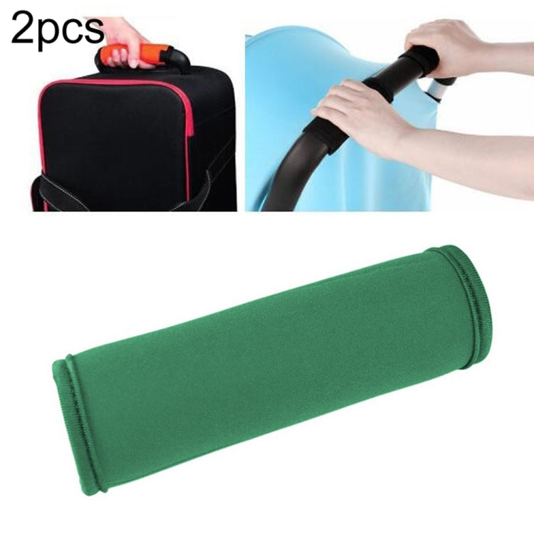 2 pezzi comoda maniglia avvolgente in neoprene per bagagli, impugnatura universale per passeggino, copertura protettiva per borsa da viaggio, valigia, Universal Black, Universal Orange, Universal Red, Universal Green, Universal Blue, Universal Yellow