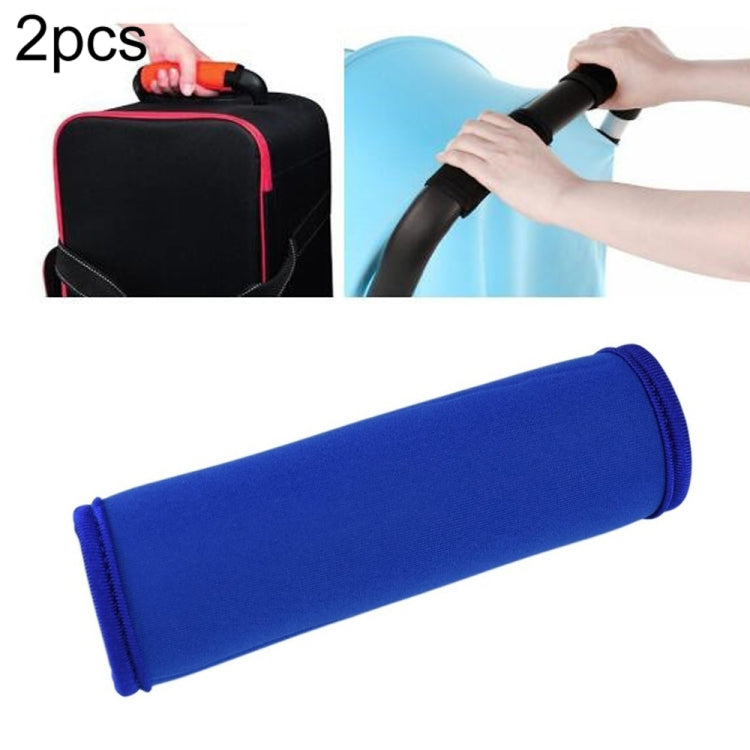 2 pezzi comoda maniglia avvolgente in neoprene per bagagli, impugnatura universale per passeggino, copertura protettiva per borsa da viaggio, valigia, Universal Black, Universal Orange, Universal Red, Universal Green, Universal Blue, Universal Yellow